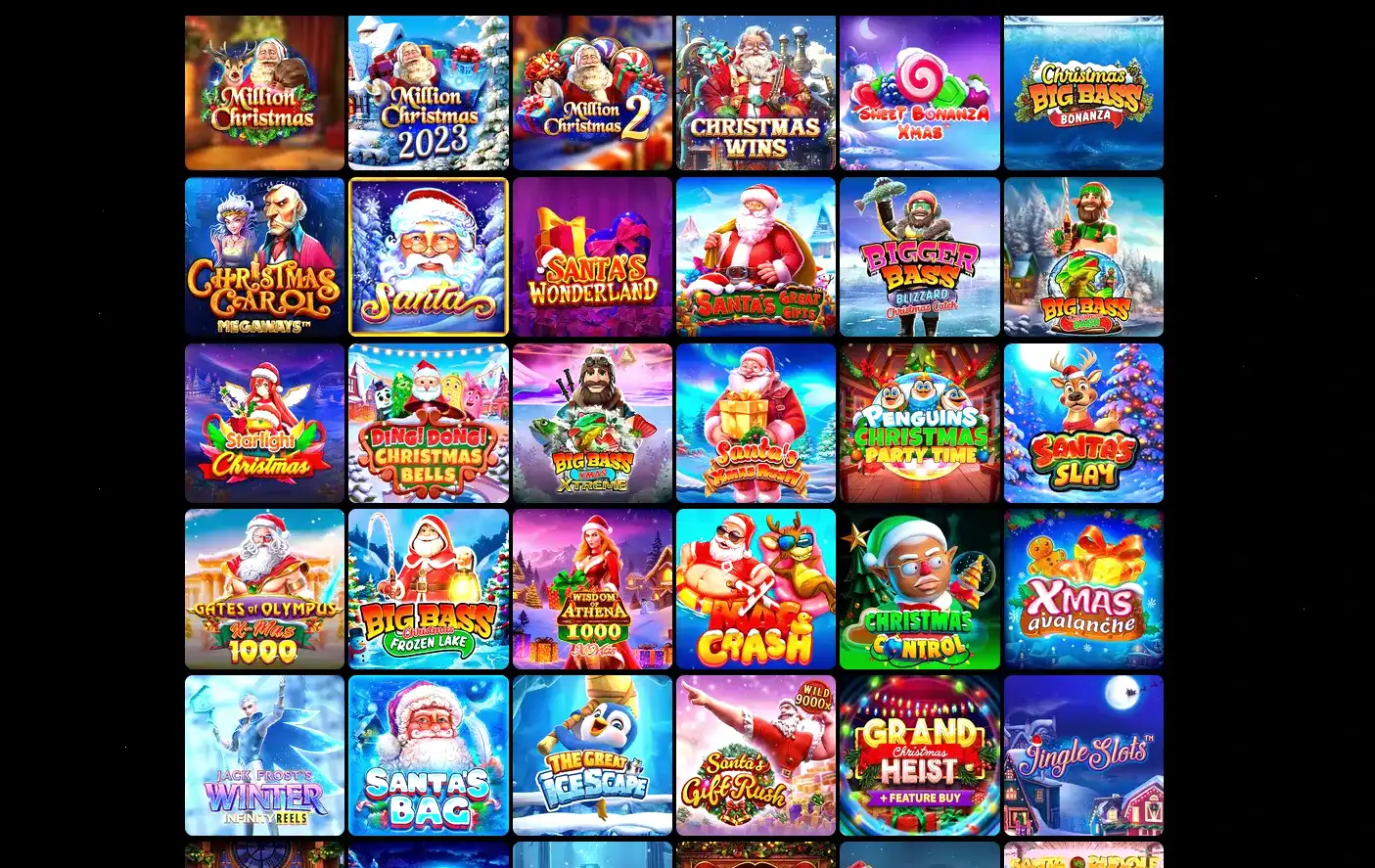 Интерфейс казино Турбо с играми на экране